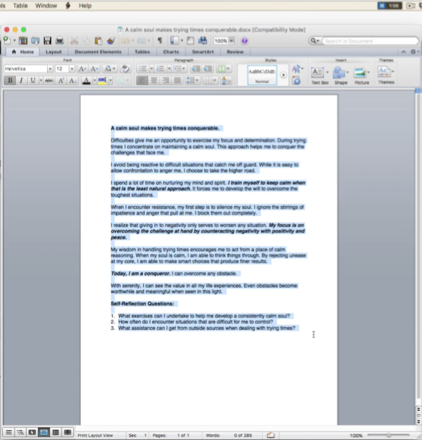 MS Word